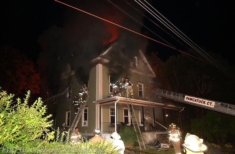 Mutual Aid to PFD-- Cherry Street-- Final rescue attempt. 7-3-07