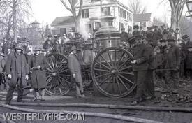 The Cyclone pumping at the 1905 Potter Langworthy Fire