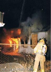 Box 3132-December 13, 1998-Heavy fire and smoke showing from the Alpha-side first and second floors at 8 1/2 Park Ave