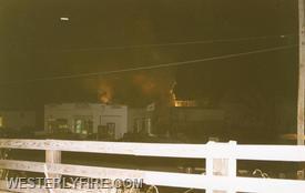 Box 4113-February 18, 1996-A view of the fire at 27 Canal St from Friendship St.
